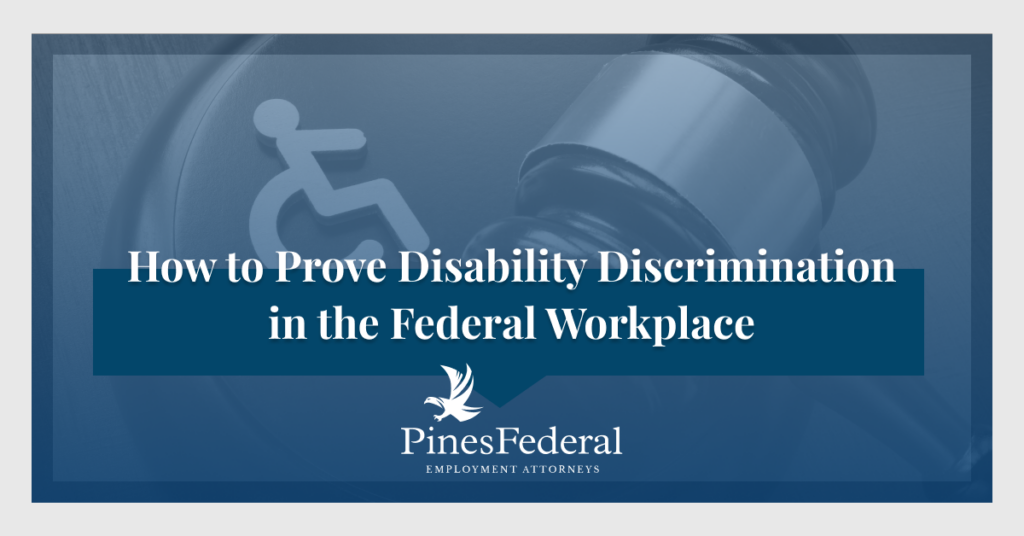 how to prove disability discrimination at work